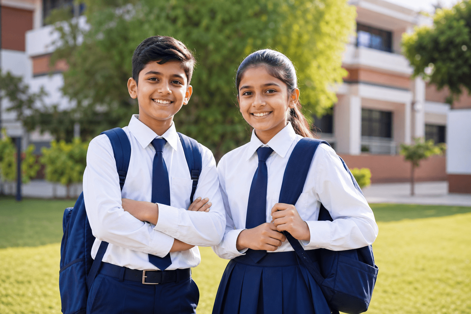 Students at Kaumudi Schools